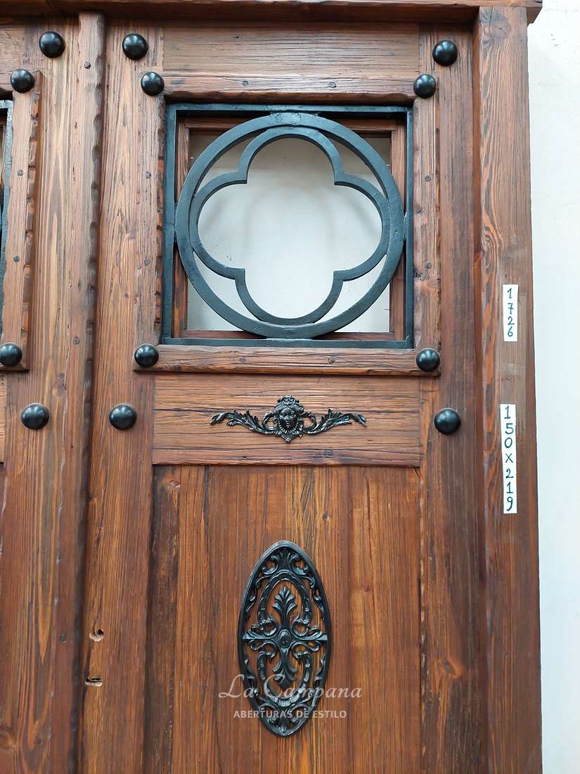 Puerta de exterior de doble hoja