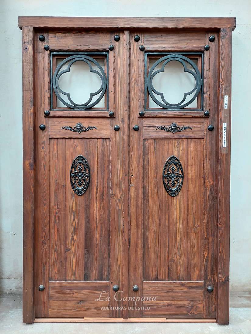 Puerta de exterior de doble hoja